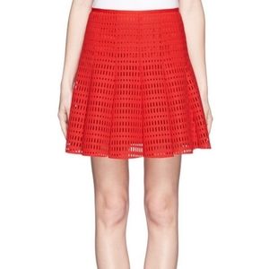 《 Sandro 》'Jackpot' Perforated Fit & Flare